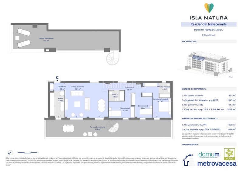 Foto d7a1210a-ff5a-44d3-996c-a2846c2df383. Penthouse 259m<sup>2</sup> in parcela r. del supdbp palmas altas. calle rodas. Sevilla in Sevilla