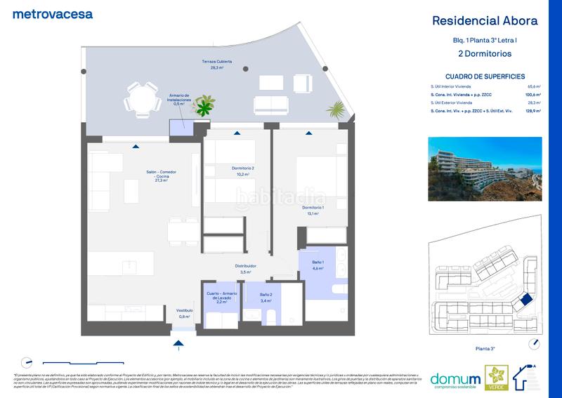 Foto 7df53300-2239-4213-97f1-b2e4dbc94363. Appartement 131m<sup>2</sup> dans Adeje (Adeje tenerife) dans Callao Salvaje - Playa Paraíso Adeje