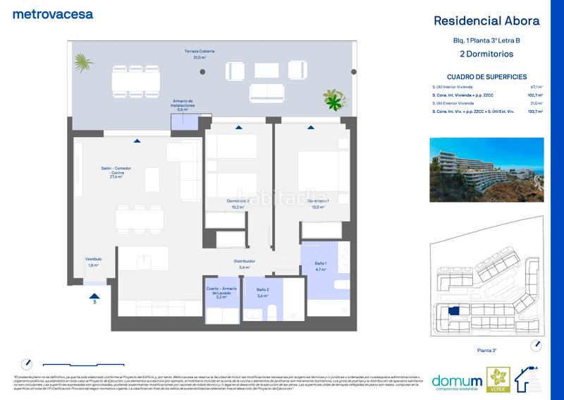 Foto 8dbfce89-32c4-4108-ae54-9f25173827f6. Flat 136m<sup>2</sup> in Adeje (Adeje tenerife) in Callao Salvaje - Playa Paraíso Adeje
