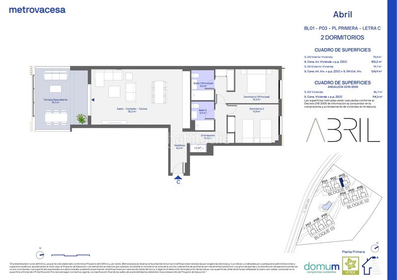 Foto b2f95ec1-7861-41c4-a109-23909b51b02e. Piso 126m<sup>2</sup> en parcela re. sector ur doña julia en Doña Julia Golf Casares
