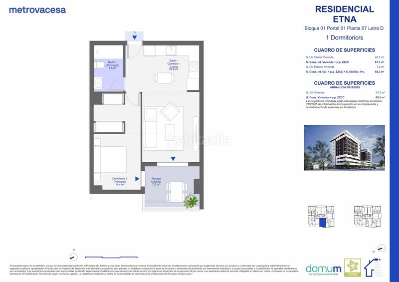 Foto 410a3f24-0dcc-49d9-a113-ccdcf26aed28. Appartement 69m<sup>2</sup> dans parcelas r'. y r'. del susdbp. palmas altas dans Sevilla