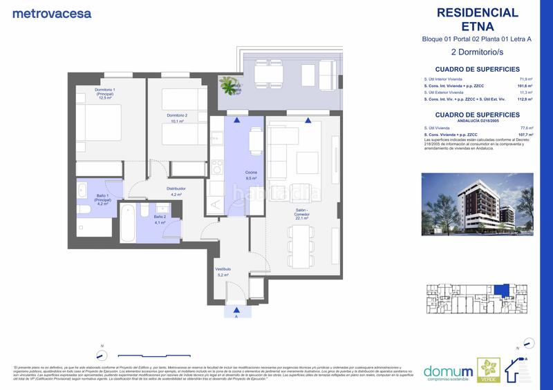 Foto 0fd874c9-27e3-41b2-9788-650456a61b91. Appartement 113m<sup>2</sup> dans parcelas r'. y r'. del susdbp. palmas altas dans Sevilla