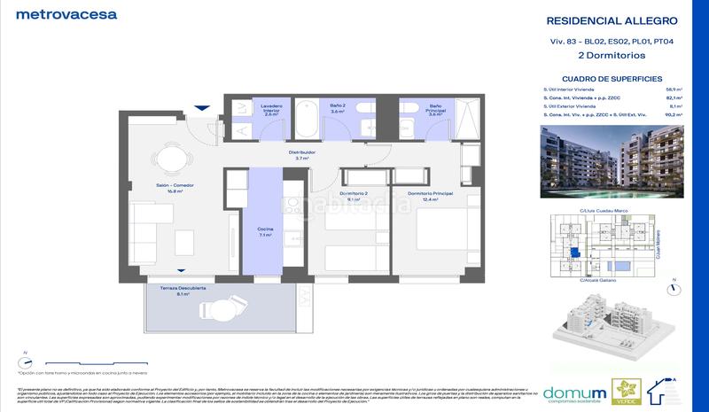 Foto 435d16dc-4fb5-4130-9fe4-d19d8ac215eb. Appartement 91m<sup>2</sup> dans alcalá galiano dans San José-Los Metales Sagunt