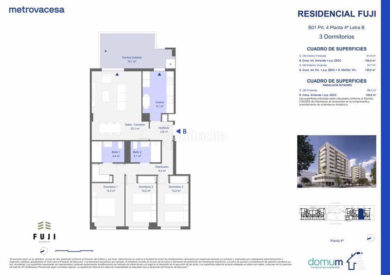 Foto ebe25cdc-b51f-4d7b-a43d-e8218bc29361. Appartement 136m<sup>2</sup> dans susdbp palmas altas sur dans Bellavista Sevilla