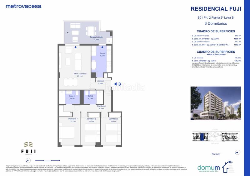 Foto ce2dce63-ee29-411e-8353-d134d04f65c0. Appartement 136m<sup>2</sup> dans susdbp palmas altas sur dans Bellavista Sevilla