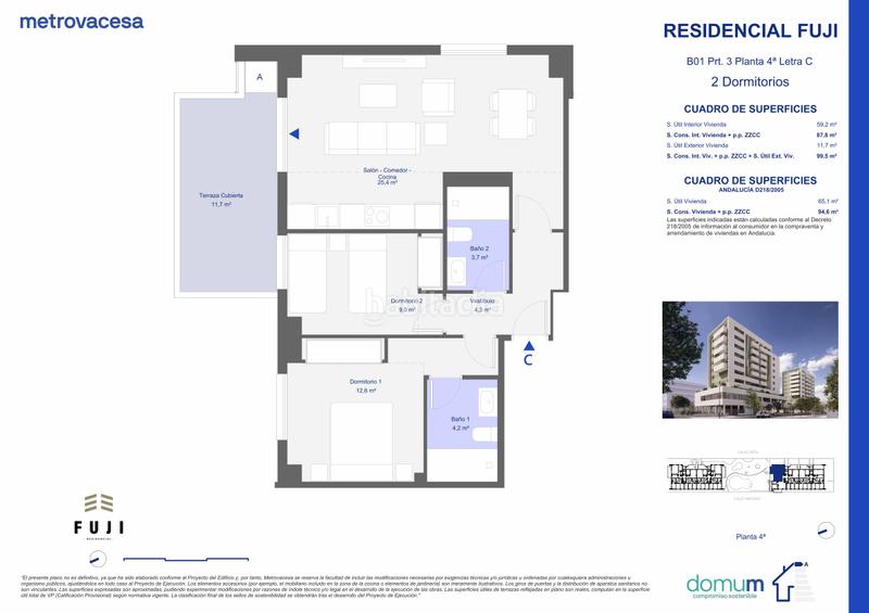Foto 966b41cb-86d4-4fa5-be1c-cb62222d3d3b. Pis 101m<sup>2</sup> a susdbp palmas altas sur a Bellavista Sevilla