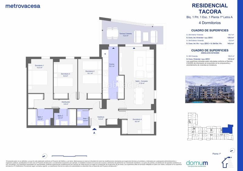 Foto 43aa8023-1451-468e-88e8-cd3efe969b04. Appartement 145m<sup>2</sup> dans susdbp palmas altas sur dans Bellavista Sevilla