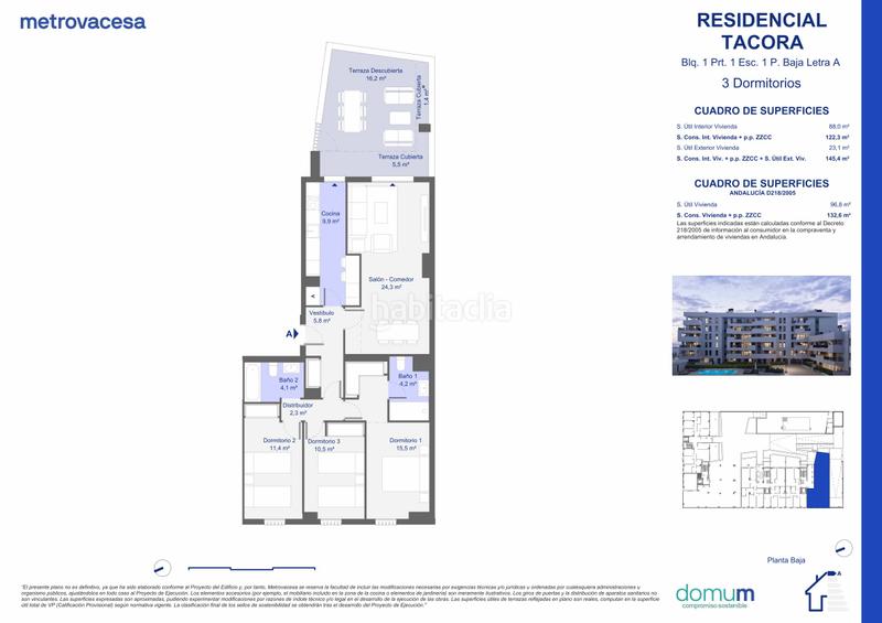 Foto 14d3aa75-479f-473e-8fa1-5eb8b5078668. Planta baja 149m<sup>2</sup> en susdbp palmas altas sur en Bellavista Sevilla
