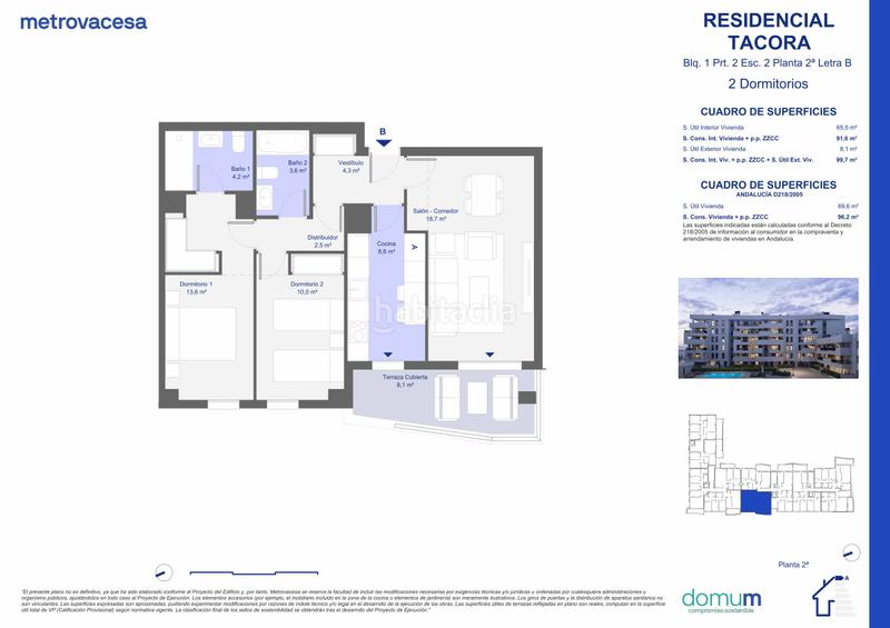 Foto ff951913-589e-4867-9414-ecf9cfb4fea9. Appartamento 100m<sup>2</sup> in susdbp palmas altas sur in Bellavista Sevilla