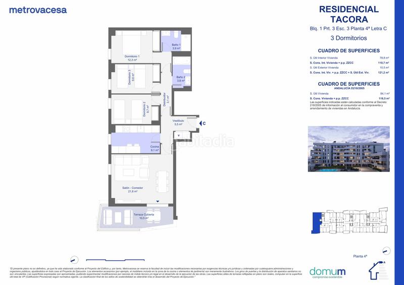 Foto 479fb6e0-cb77-4916-85a2-b763d8209a24. Pis 122m<sup>2</sup> a susdbp palmas altas sur a Bellavista Sevilla