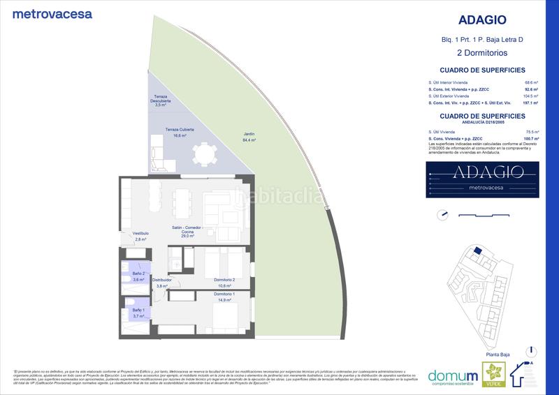 Foto e063f8b1-3537-468f-9e2c-c72465040b17. Flat 143m<sup>2</sup> in islas bermudas in Cancelada Estepona