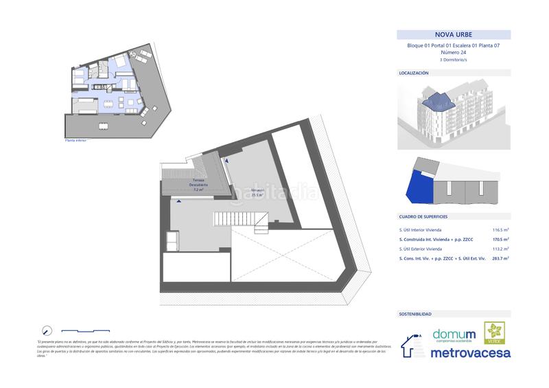 Foto 684f3aaf-a944-4fd5-84c7-2ef1200505d7. Àtic 293m<sup>2</sup> a avenida de constitucion a Torrefiel Valencia