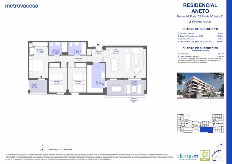 Foto 68c71f59-0dc3-4f40-84f4-48aa1b5b0824. Appartement 144m<sup>2</sup> dans palmas altas dans Bellavista Sevilla