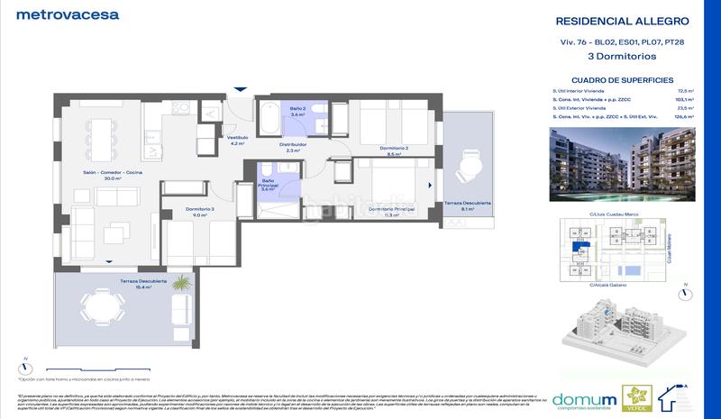 Foto 3e121506-373c-4006-9a85-88ca2d3d9574. Appartamento 128m<sup>2</sup> in alcalá galiano in San José-Los Metales Sagunt