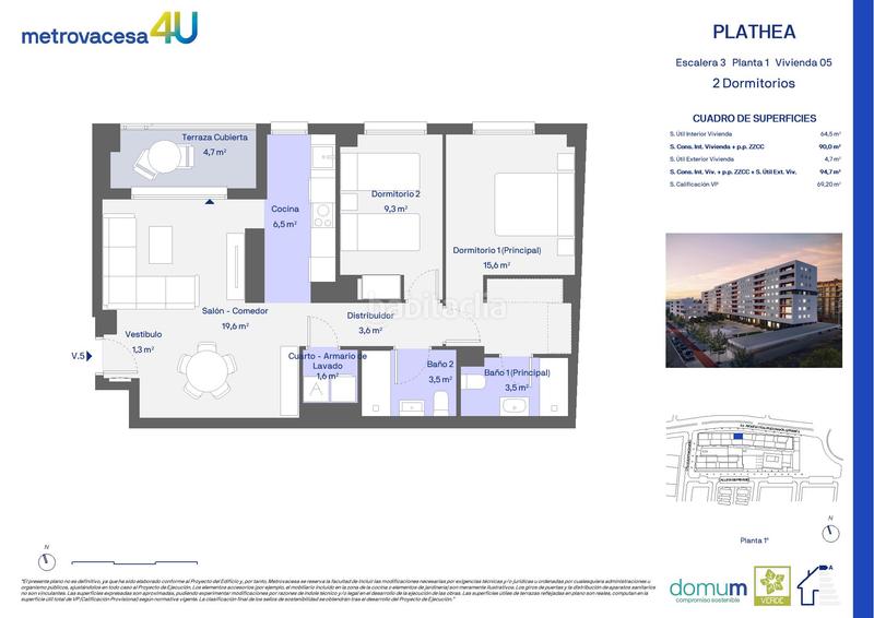 Foto 63f97088-a086-4a5e-9b26-9805e0f4b9d1. Appartamento 95m<sup>2</sup> in giusseppe verdi 101 in San José-Los Metales Sagunt