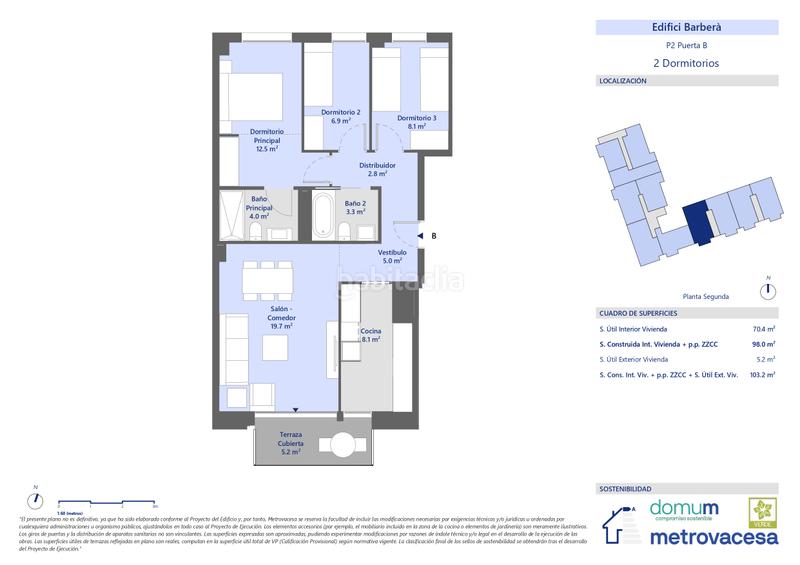 Foto d792038b-07e6-45c1-a046-a3b23f893163. Flat 100m<sup>2</sup> in c. juan cierva in Parc d´Europa Barberà del Vallès