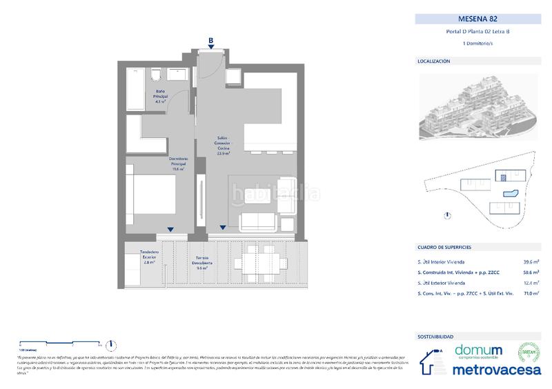 Foto 04049035-f83c-4b35-9301-b545c1eea97f. Appartement 71m<sup>2</sup> dans mesena 80 dans Pinar del Rey Madrid