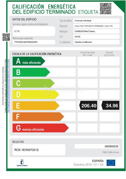 Foto f2ad25d5-1767-4c65-bc89-0fefddd0302a. Piso  zona centro en Consuegra