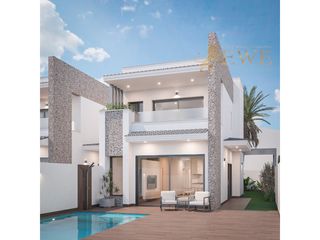 Casa  Avenida villa alegria. Villa con piscina en san pedro del pinatar