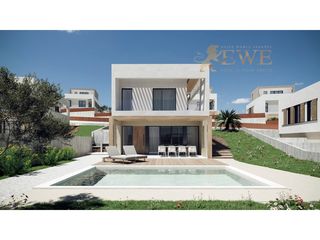 Maison  Avenida granada. Villa moderna con vistas panorámicas al mar en balcón de finestr