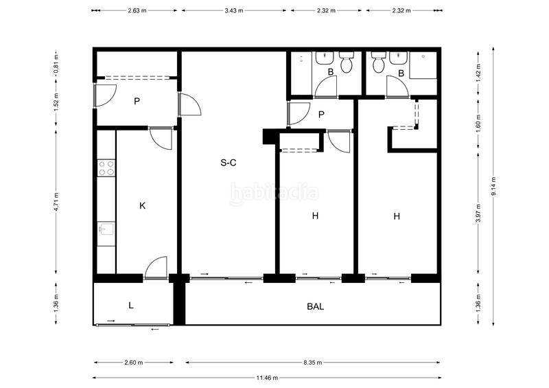 Foto 6a69ac44-ef7b-4cfa-8e86-5bda7d79a550. Flat with parking pool in Sector B Boadilla del Monte