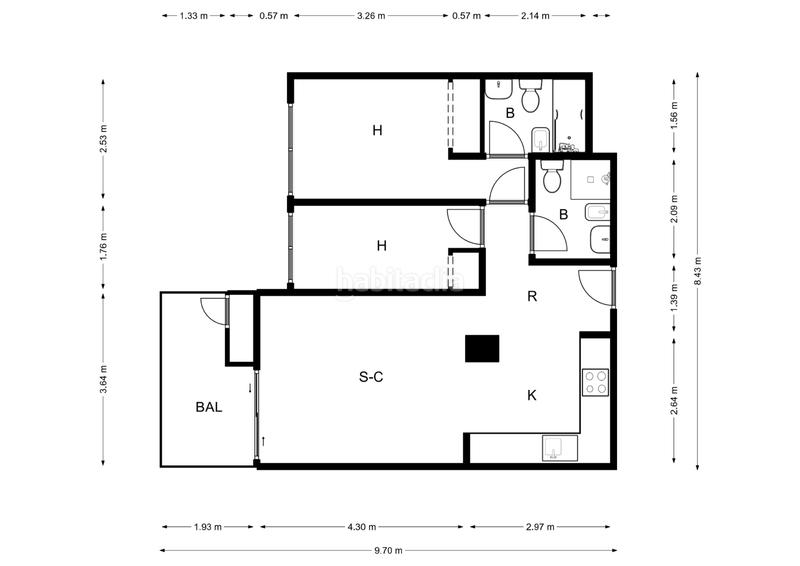 Foto ffa46ab4-6608-4cbe-a5f8-bf484583d700. Appartement avec chauffage parking dans La Constitución-Canaleta Mislata