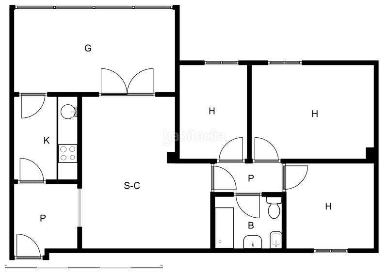 Foto 8df69d05-41ce-47f2-8f9f-bfa313bdfc6d. Appartement avec parking dans Sur - PAU 4 Móstoles