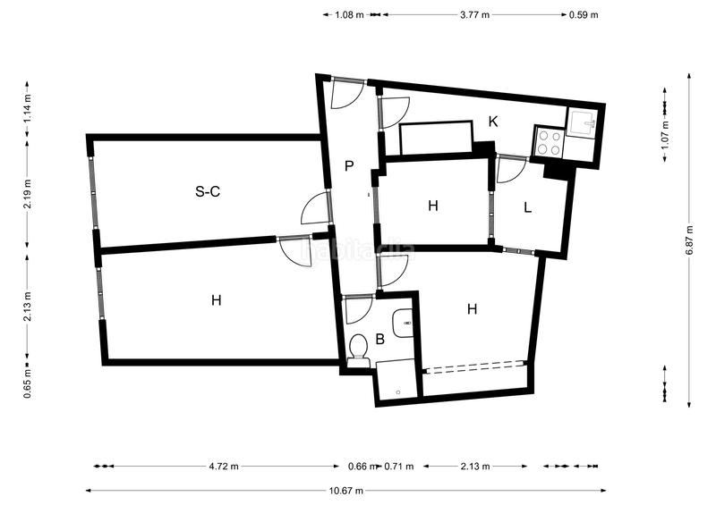 Foto 92ac6e69-bb38-4321-ad54-c4981e3bcd88. Appartement avec chauffage dans Puigfred Badalona