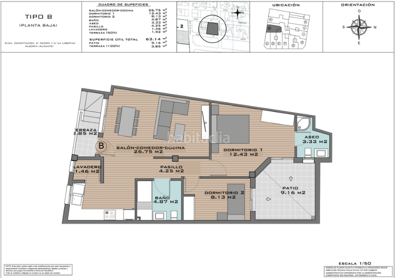 Foto 5ccbed1f-79be-4153-b91d-9e80038cd13d. Piso en Algorfa