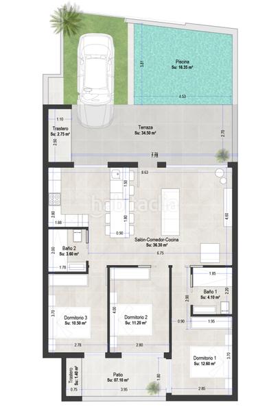 Foto 22eb90d5-11a7-4e20-9d9f-84c228d3b581. Maison avec piscine dans Los Peñascos-El Salero-Los Imbernones San Pedro del Pinatar