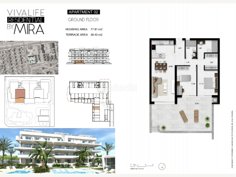 Foto 0f426518-8d13-40b8-89bb-3f9e1b6d099b. Appartamento con piscina in Lomas de Cabo Roig - Los Dolses Orihuela