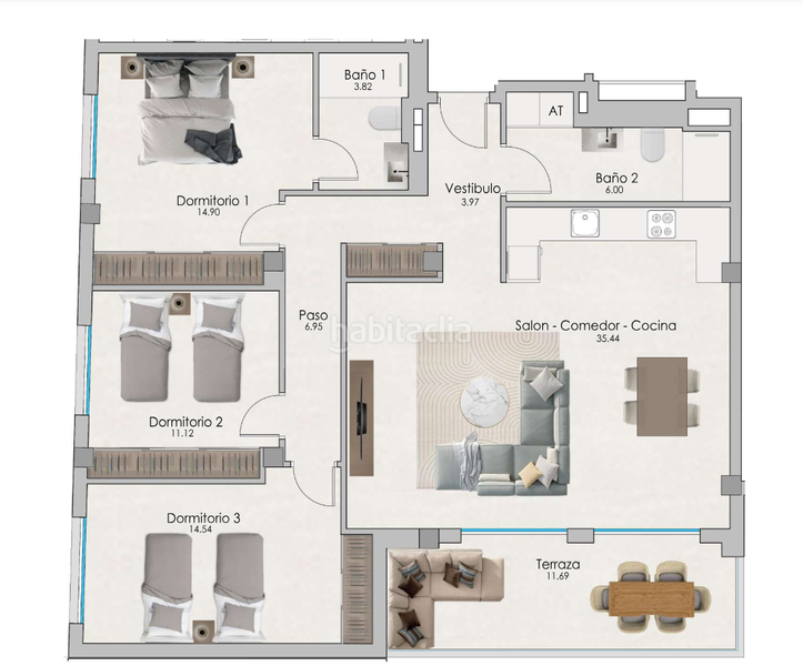 Foto 44a848a2-8766-4a3e-9d14-43ae5112bf2b. Appartamento con piscina in Norte Santa Pola