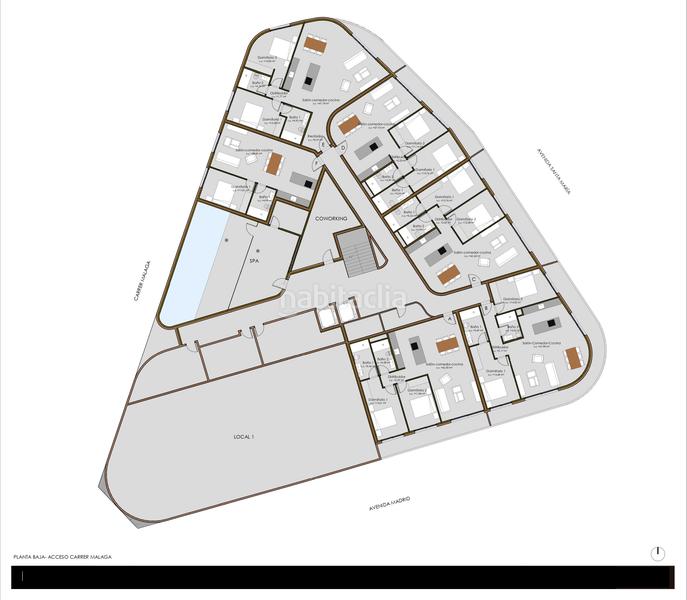 Foto ec4a940f-9a7d-4c38-b174-f38772991d8b. Ground floor with pool in Pueblo Calp