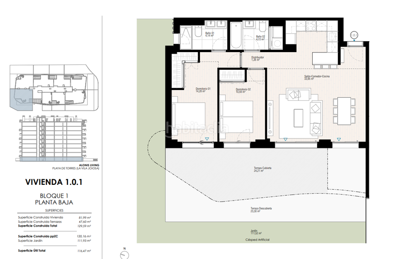 Foto 734fd5ab-7aa2-4d36-a7b0-84f13c352f7f. Appartement avec piscine dans Platja de Torres Vila Joiosa (la)