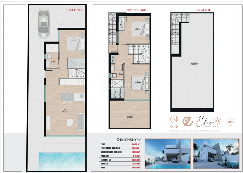 Foto 5692659e-efc1-4b69-923a-6fdf46625530. Semi detached house with pool in Santiago de La Ribera San Javier