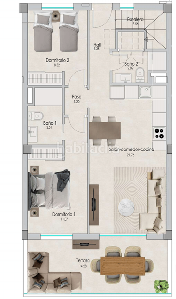 Foto 7aa978a2-0dea-4923-8b46-ff63568b732c. Piso en Playa Tamarit-Playa Lissa Santa Pola