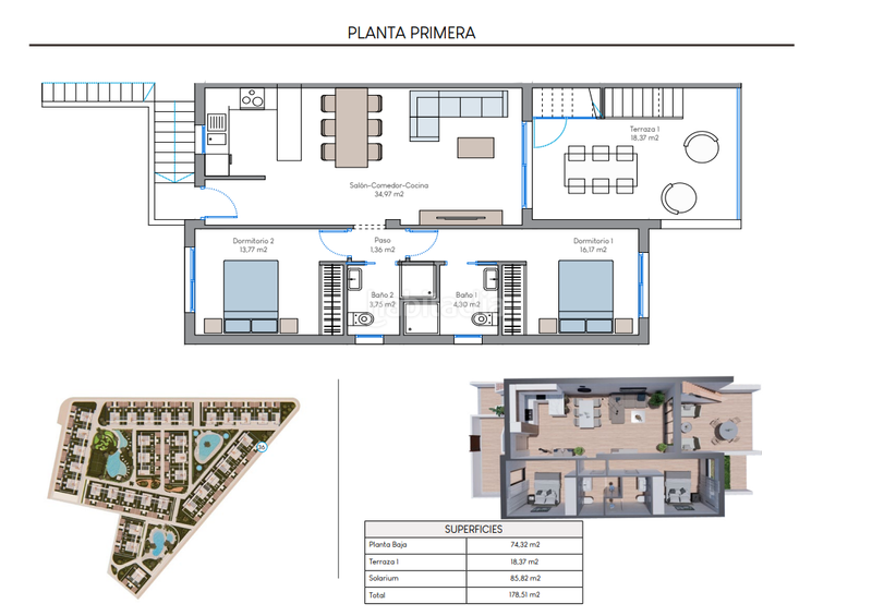 Foto bfdd98af-e519-4da5-a7fa-d4fe1417874e. Casa con piscina in Los Balcones-Los Altos Torrevieja