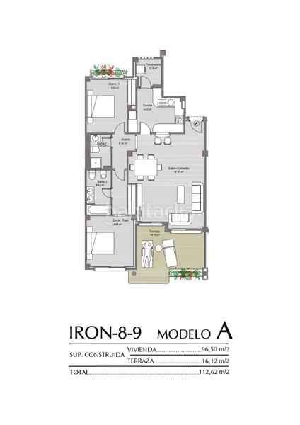 Foto e1c1cf3c-e61b-4cae-ac97-d28356ff665e. Dachwohnung mit pool in Lomas de Campoamor - Las Ramblas Orihuela