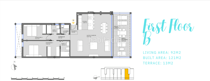 Foto ac4dd66b-1f1d-4f98-814b-23766a40bee5. Dachwohnung mit pool in Islas Menores-Mar de Cristal Cartagena