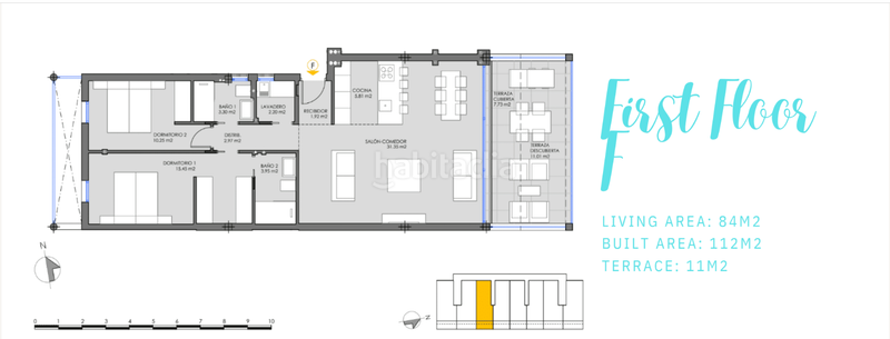 Foto 63176c89-7261-4b5f-93b9-bf38e54594c2. Penthouse with pool in Islas Menores-Mar de Cristal Cartagena