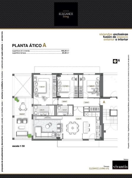Foto 8d7bd489-988e-4c7d-a674-cc815d64a967. Attico 127m<sup>2</sup> in asparrena kalea 80 in Aretxabaleta Vitoria - Gasteiz