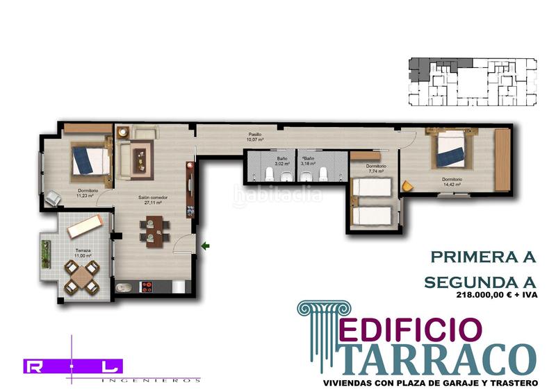 Foto 5d2fe2cc-3a80-4574-ad8f-3ce581c0290a. Appartement 88m<sup>2</sup> dans calle valencia 26 dans Poniente Armilla