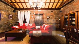 Masia  Gc-607. Casa rústica tejeda con piscina