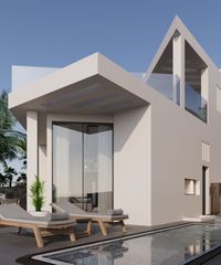 Chalet à Calle chabu. Exclusivas villas modernas con piscina y vistas panorámicas  los