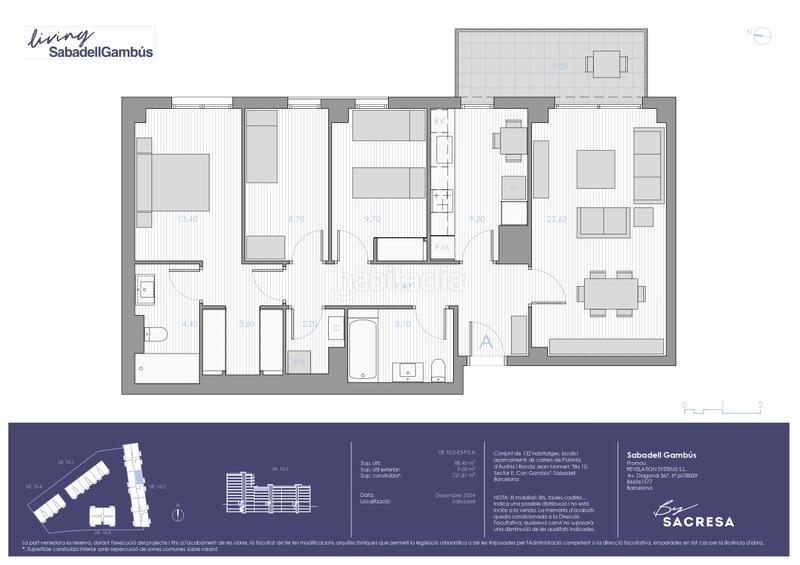 Foto 3d7f54e7-2386-40ba-9b72-03a00bf65c56. Appartement 121m<sup>2</sup> dans ronda de jean monnet 2 dans Can Gambús Sabadell