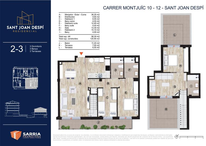 Foto f5369115-3ee7-4e7e-956a-7d94dee04cdf. Appartement 120m<sup>2</sup> dans avinguda de barcelona 9 dans Centre Sant Joan Despí