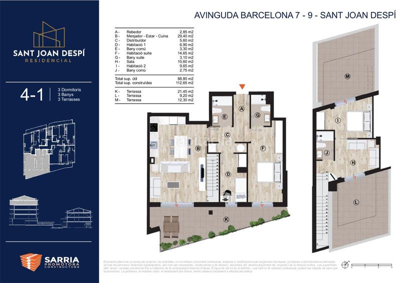 Foto 7b3ad551-1bd0-41a9-9591-4790d22215c3. Penthouse 112m<sup>2</sup> in avinguda de barcelona 9 in Centre Sant Joan Despí