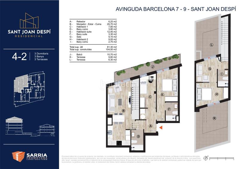 Foto d3c9f943-cb94-44e6-b6db-10980eed75c2. Penthouse 104m<sup>2</sup> in avinguda de barcelona 9 in Centre Sant Joan Despí