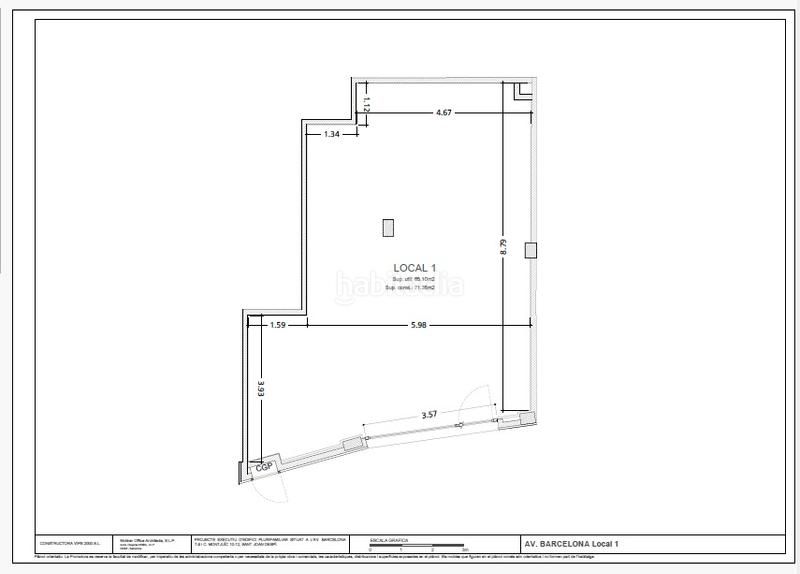 Foto c22e5a78-59df-4ffe-bcbe-6887e412da5c. Local commercial 71m<sup>2</sup> dans avinguda de barcelona 9 dans Centre Sant Joan Despí