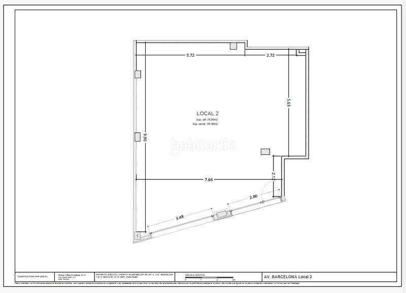 Foto 0f967b6b-c5da-4eba-88b9-f7fcd0b1d650. Local comercial 85m<sup>2</sup> en avinguda de barcelona 9 local de obra nueva (2) en Sant Joan Despí